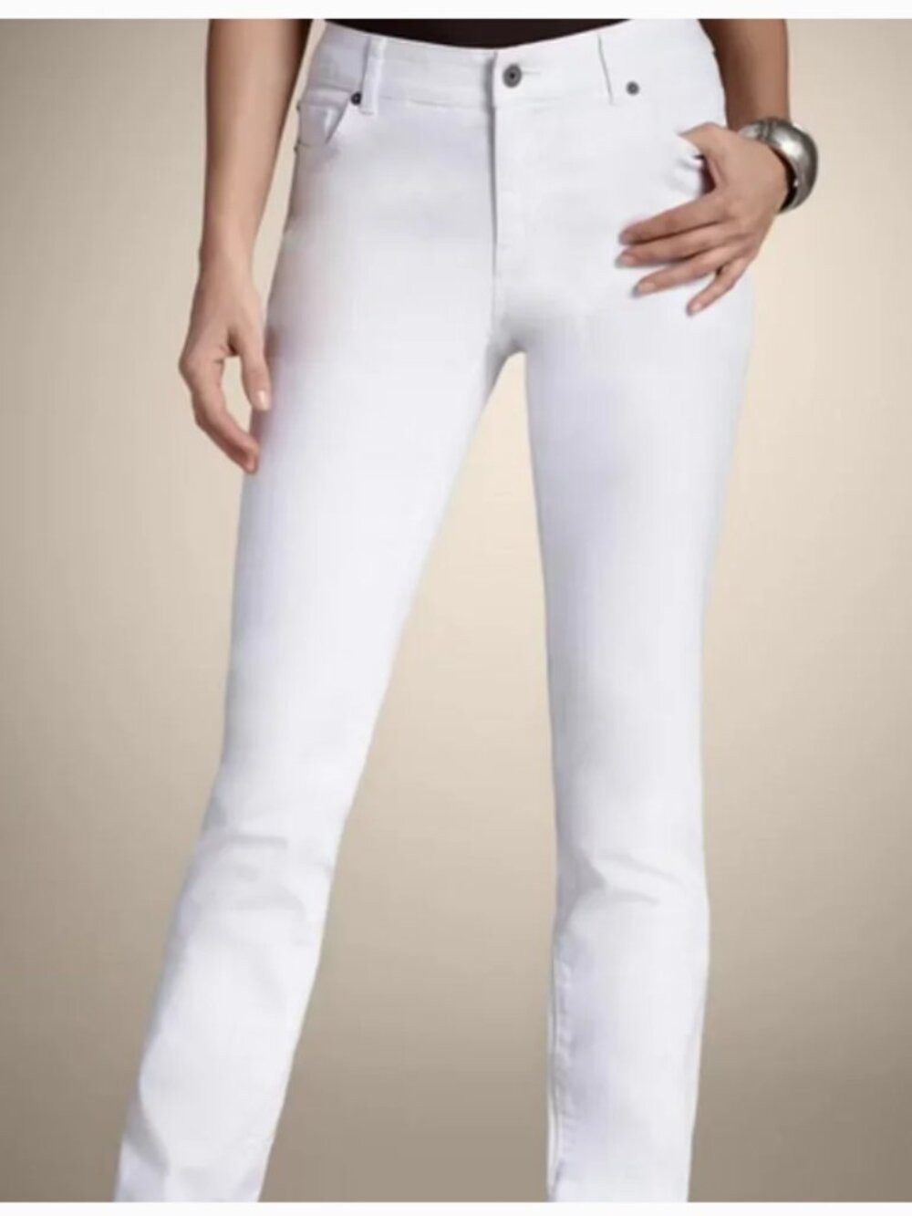 Chico's Platinum Denim Ultimate Fit White Jeans size 1.5 NWOTS